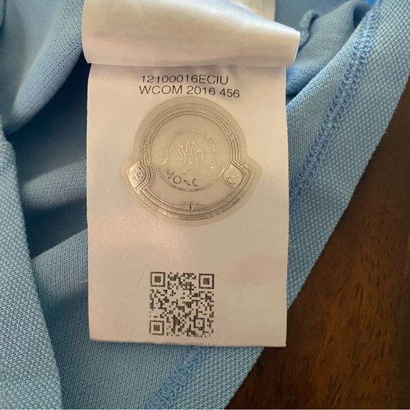 MONCLER Baby Boy Pique Polo Shirt - Picture 7 of 9